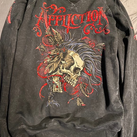 Affliction sweater Clearance